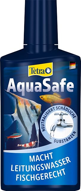 Tetra AquaSafe, para agua de acuario natural y apta para peces