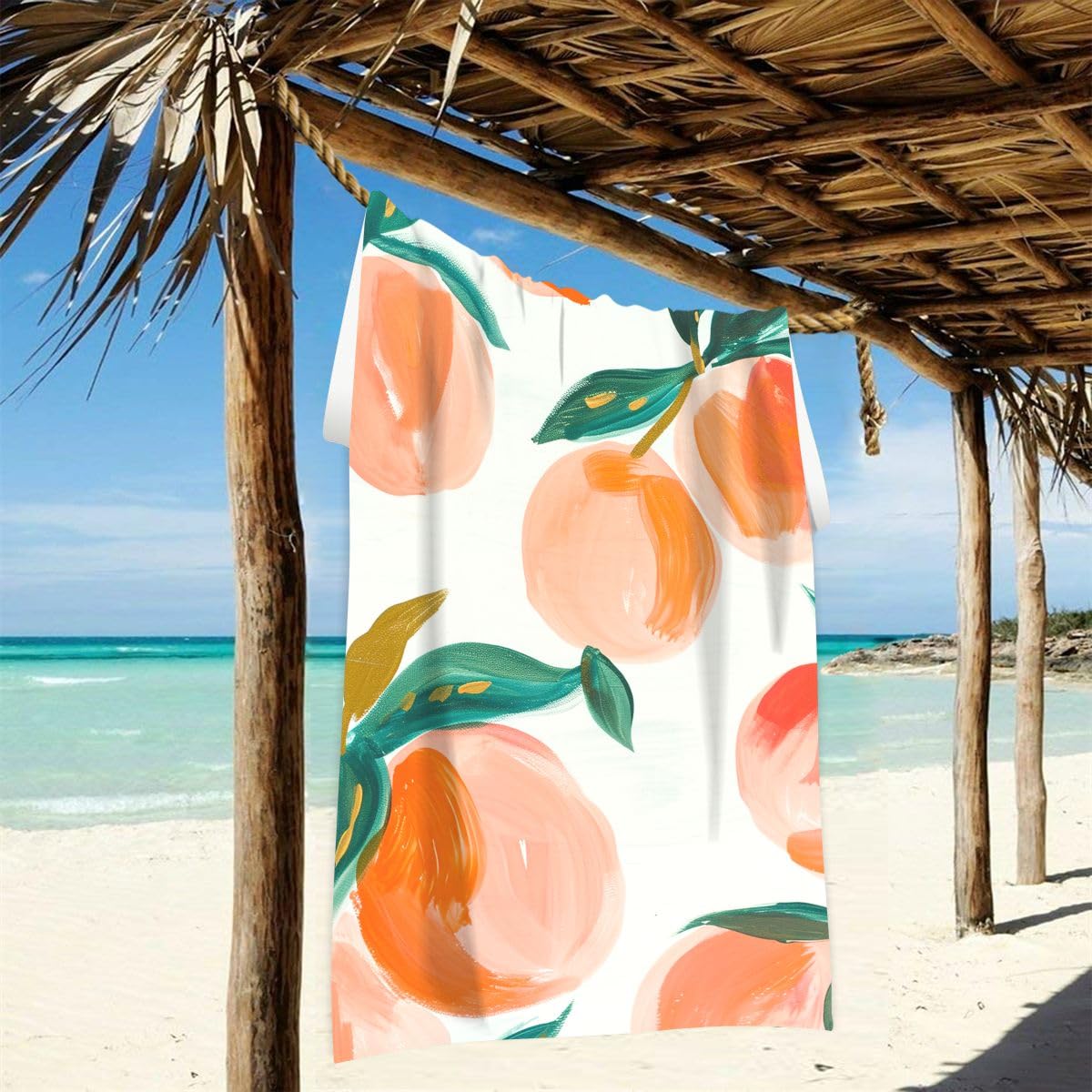 Amazon.com: Bolaz Peaches Fruit Beach Towel 31 x 71 Inches, Super