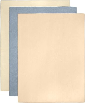 The Beadsmith Beading Mats Set Double-Sided Stringing Work Mats, 3-Pack, 11" x 14", Washable, Wrinkle-Free, Soft-Touch Flocked Surface
