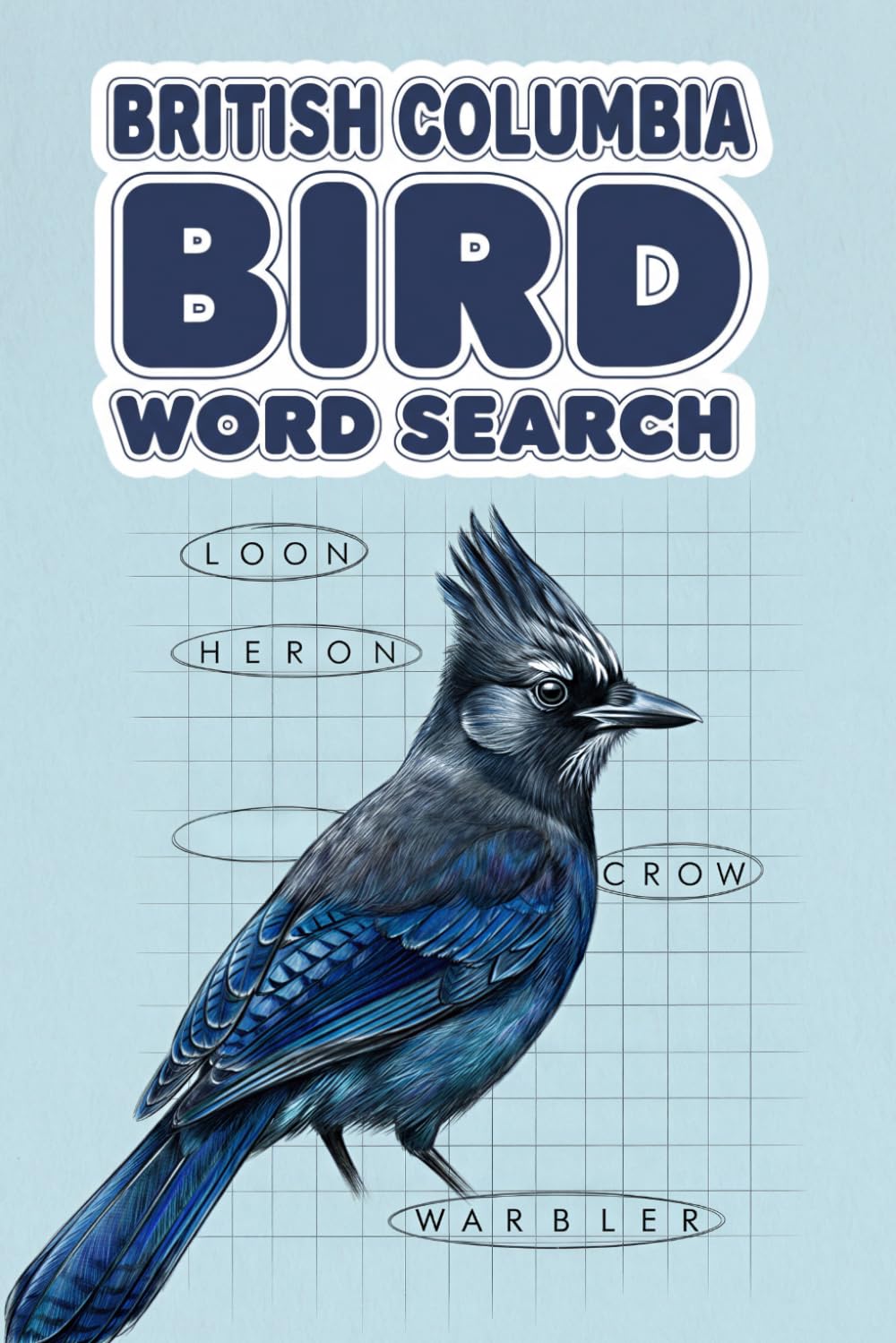 British Columbia Bird Word Search, A Canadian Bird Identification Word Game for Birdwatchers and Ornithologists