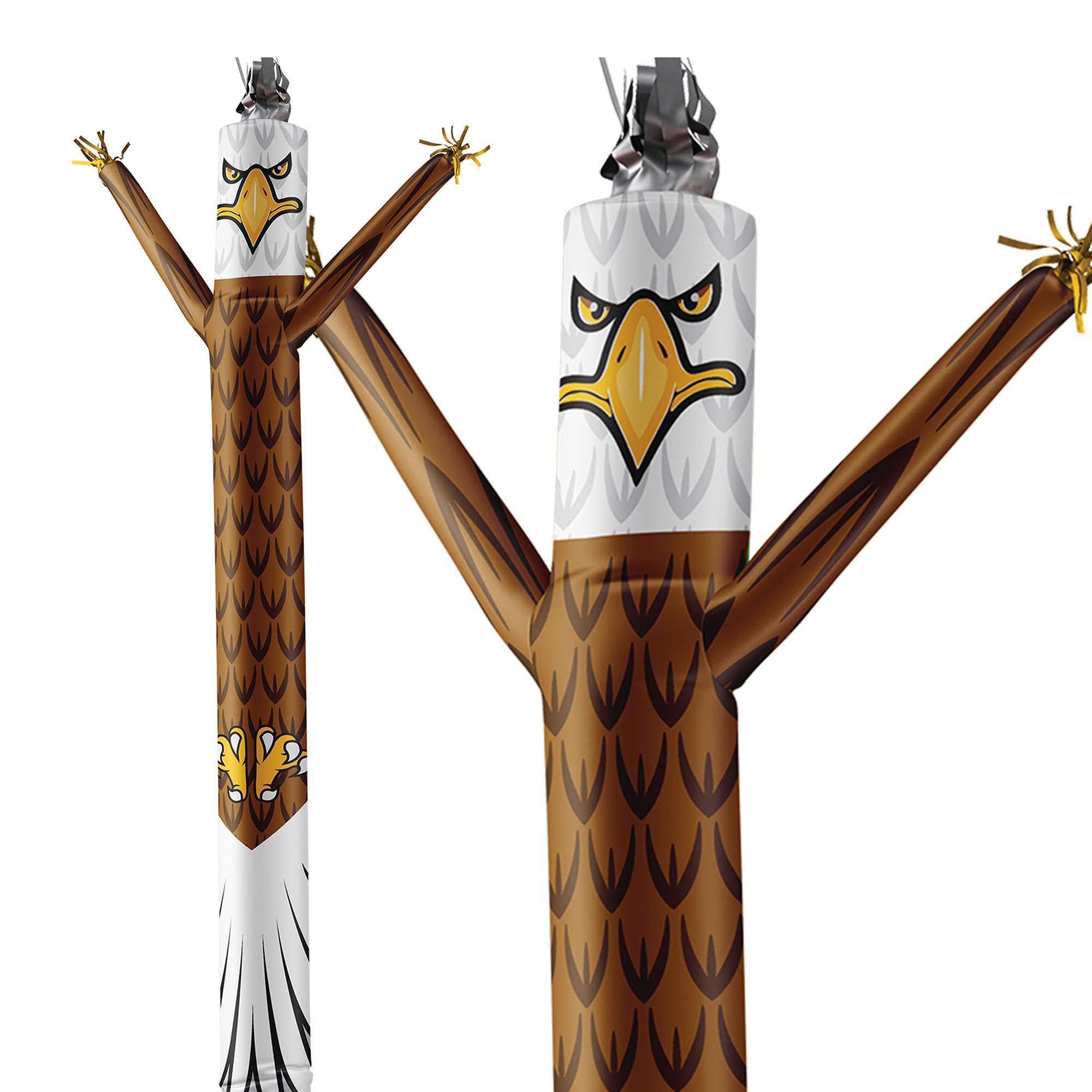 LookOurWay Air Dancers Inflatable Tube Man Attachment - 20 Feet Tall Wacky Waving Inflatable Dancing Tube Guy for Business Promotion - Blower Not Included - Mascot Character Animal Themed - Eagle