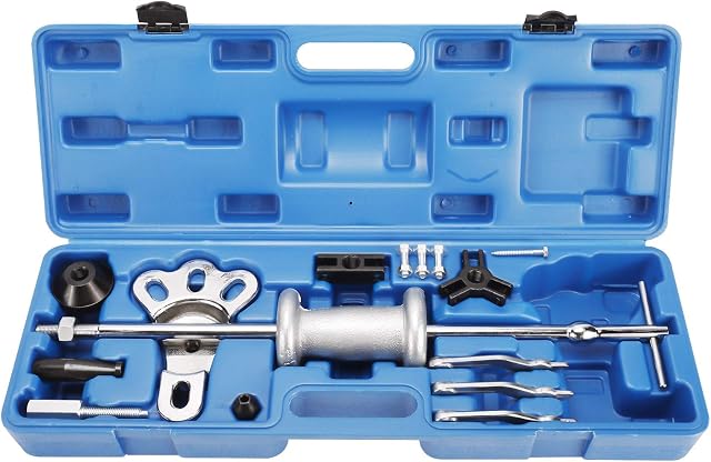 FreeTec 16pc Slide Hammer Dent Puller 2/3 Jaw External Internal Oil Seal Bearing Remover