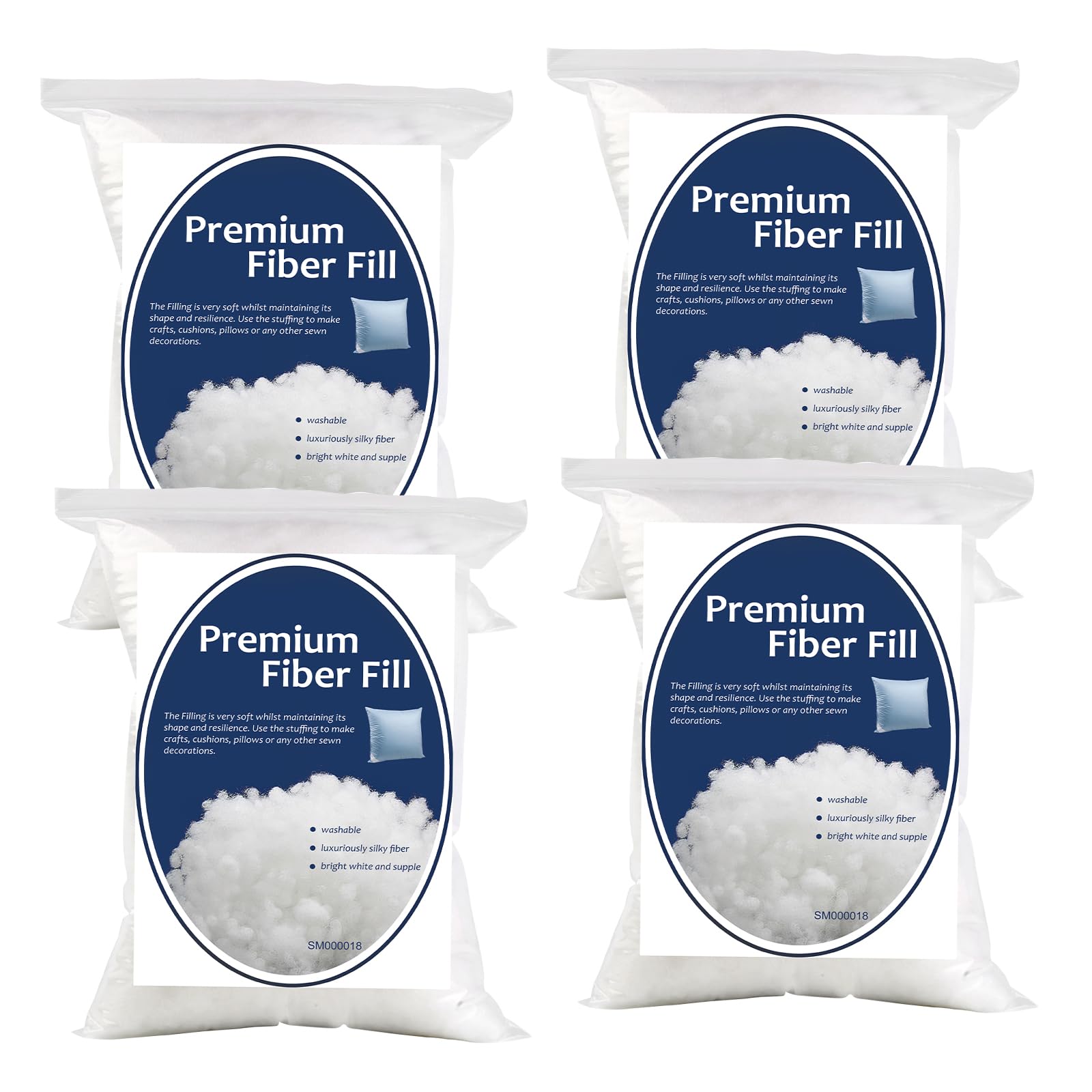 Bupete 14.1oz/400g Polyfill Stuffing for Stuffed Animals, (1.8oz~4.18lb) Poly Fil Stuffing for Crafts Crochet Stuffing, Stuffings for Crochet, Polyester Fiber Fill for Fill Fiber Animal Stuffings