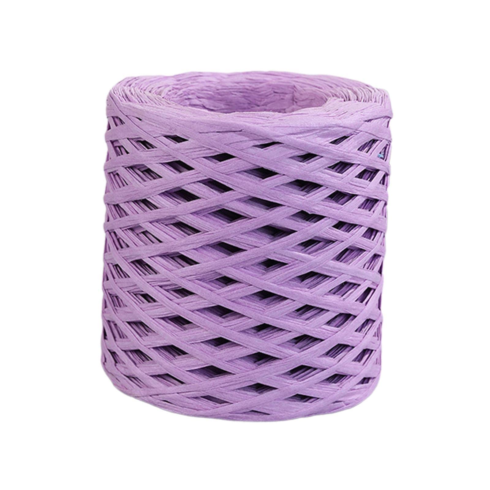 218.72yd Raffia Paper Ribbon Decor for Weaving Gift Wrapping DIY Craft Light Violet|Ribbons|Trim & Embellishments|Sewing|Craft Materials|Home-image-5
