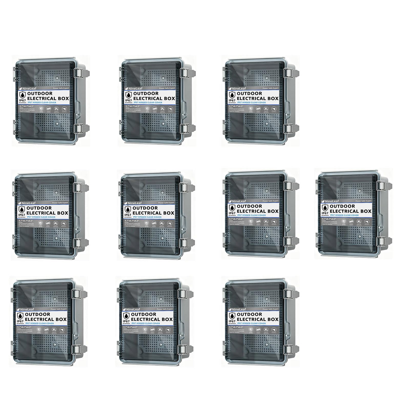 Outdoor Junction Box, IP66 Waterproof Electrical Project ABS Plastic Boxes — Amazon image 25
