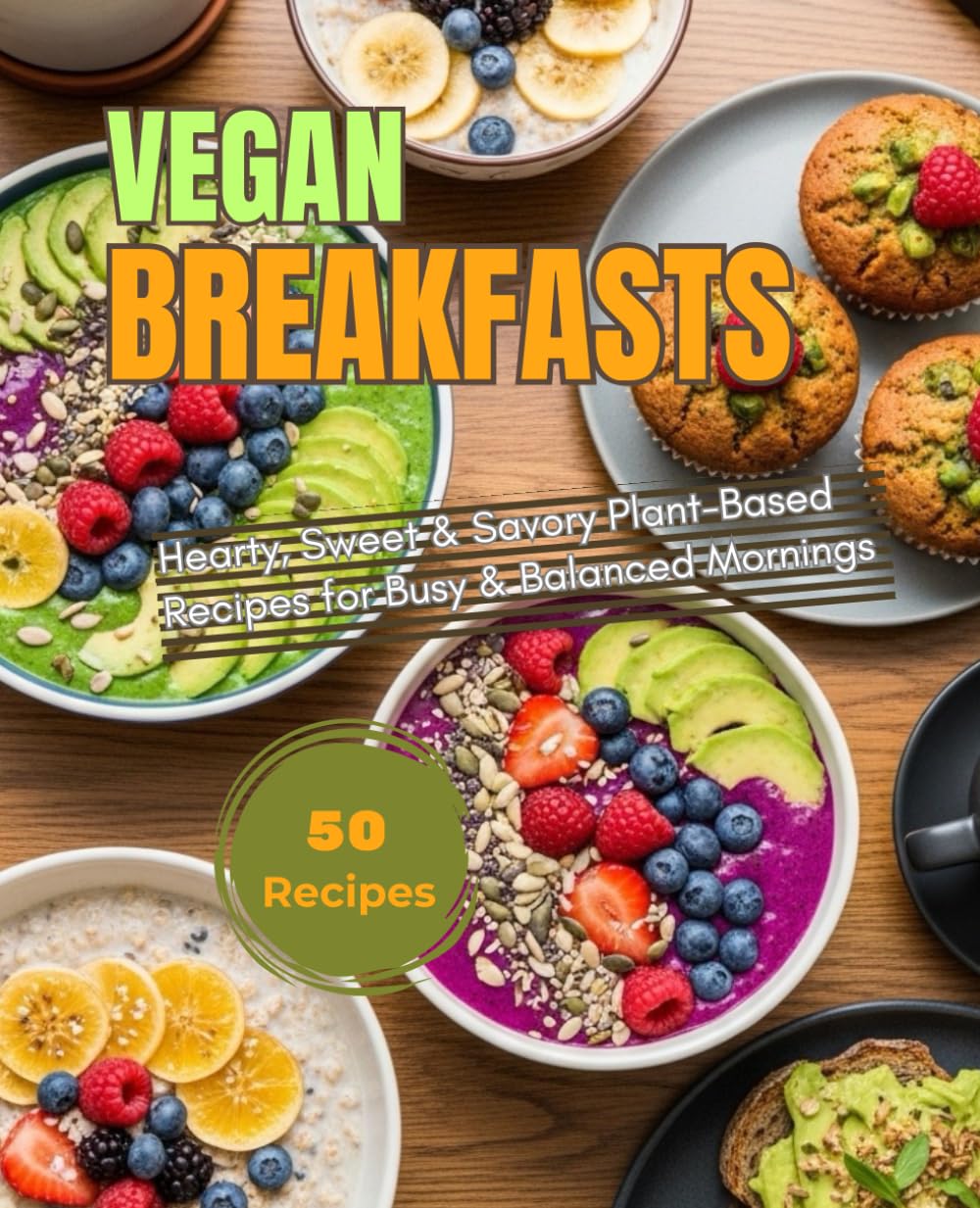 Vegan Breakfast Delights: Hearty, Sweet & Savory Plant-Based Recipes for Busy & Balanced Mornings