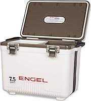 Vista 23 de Engel UC7 7.5qt a prueba de fugas, hermético, enfriador de caja de secado y pequeña lonchera rígida para hombres y mujeres