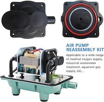 Air Pump Rebuild Complete Kit Replacement for Delta Whitewater DF-50 Model 60 or Model 80 (style A)