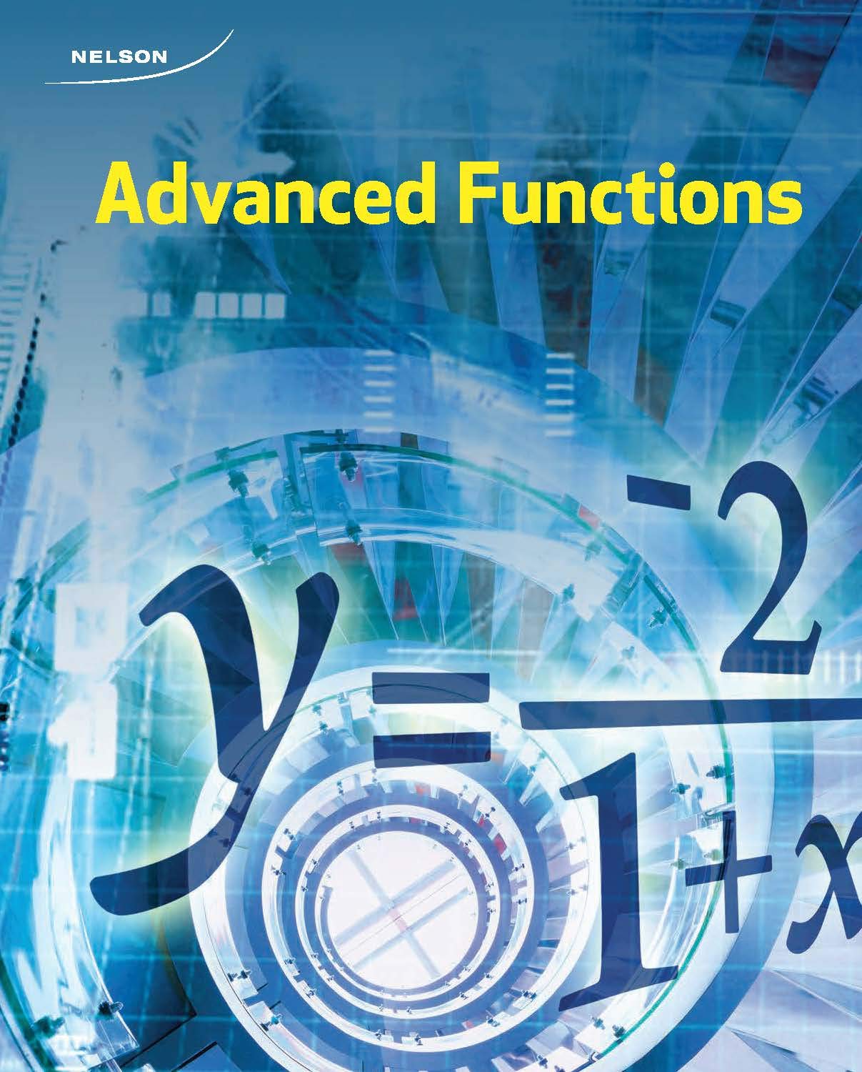 Nelson Advanced Functions 12 Student Book