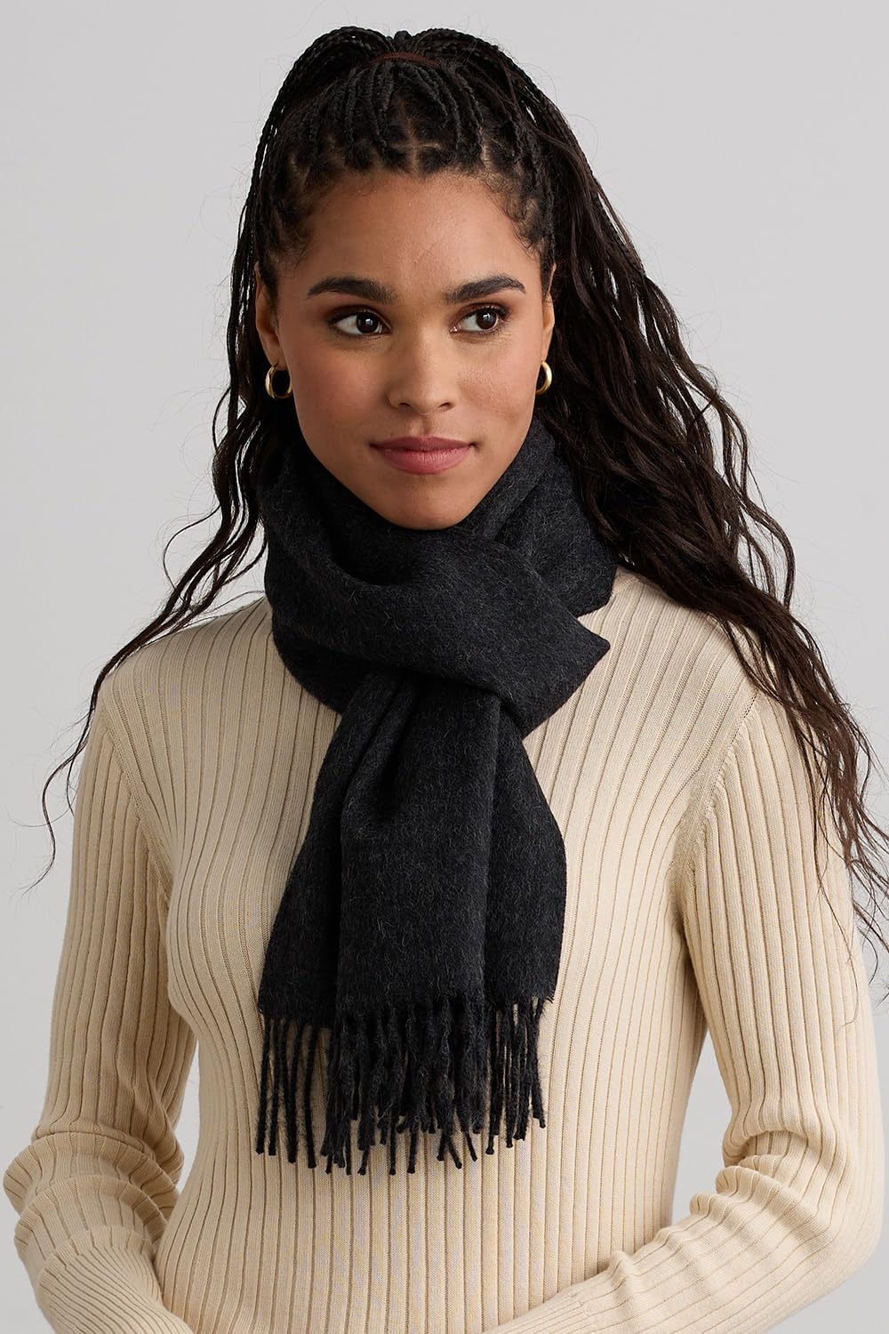 Fair Indigo Unisex Baby Alpaca Scarf - Image 3