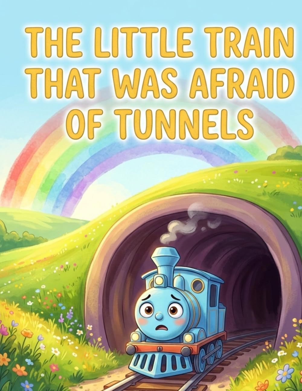 The Little Train That Was Afraid of Tunnels: A Gentle Bedtime Story About Bravery and Self-Confidence
