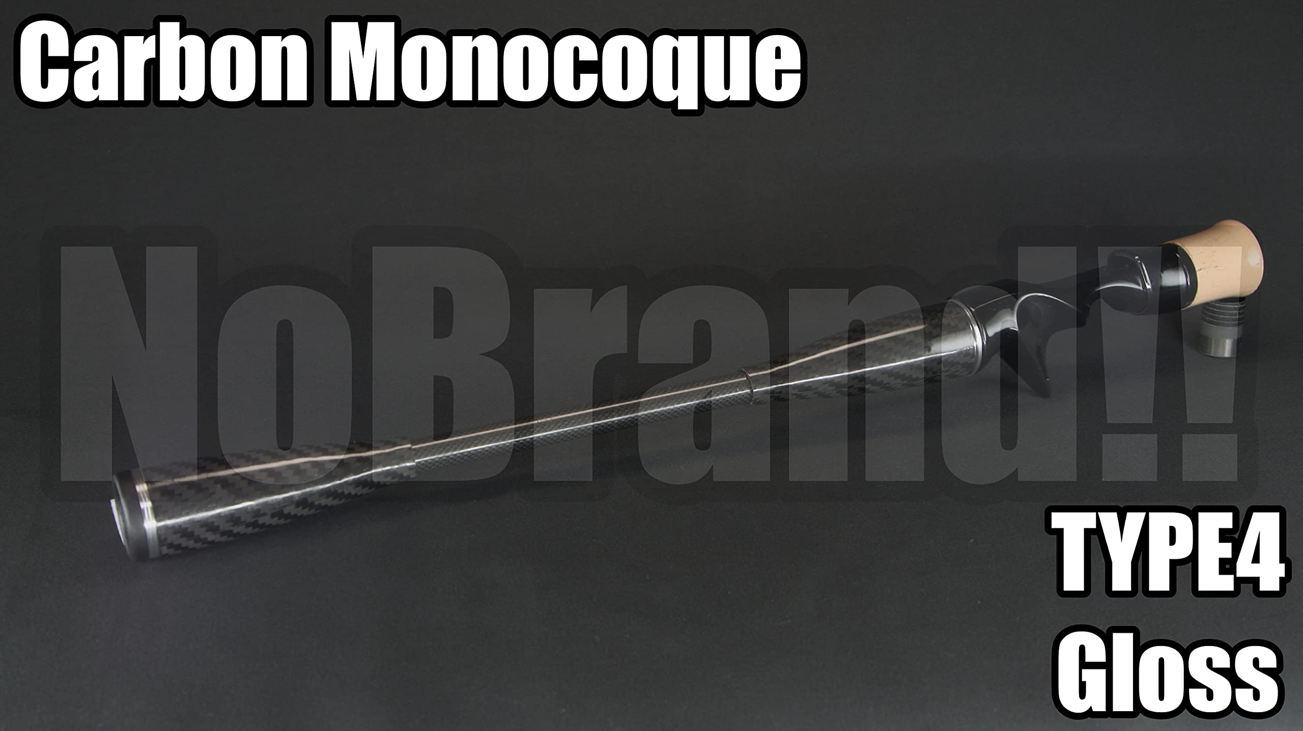 Amazon | ドライカーボン モノコックグリップ ロッド ビルディング