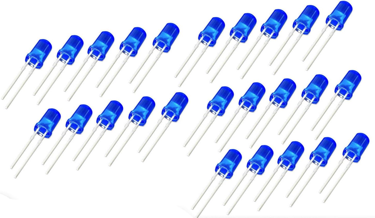 DIY Electronics LEDs 300-Piece LED Assortment - 10 Colors, Diffused 3mm ...
