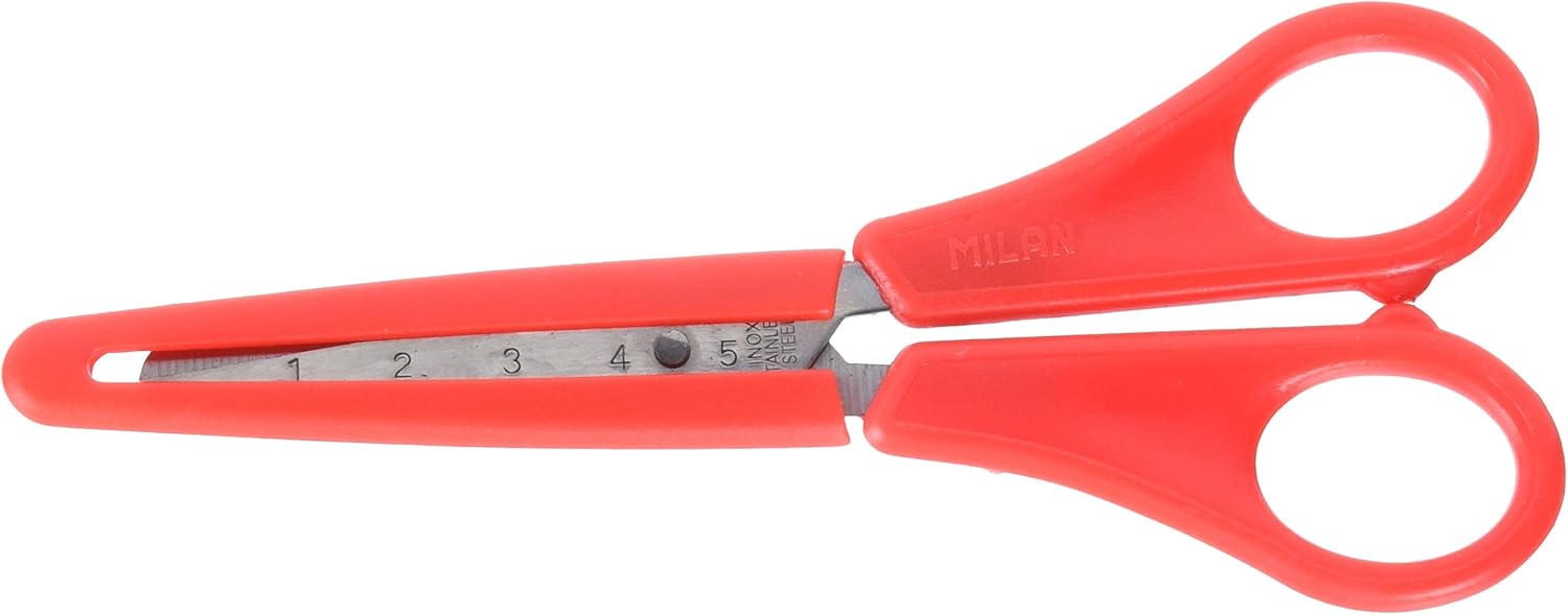 Milan – School Scissors with Case 14 cm (bwm10255)