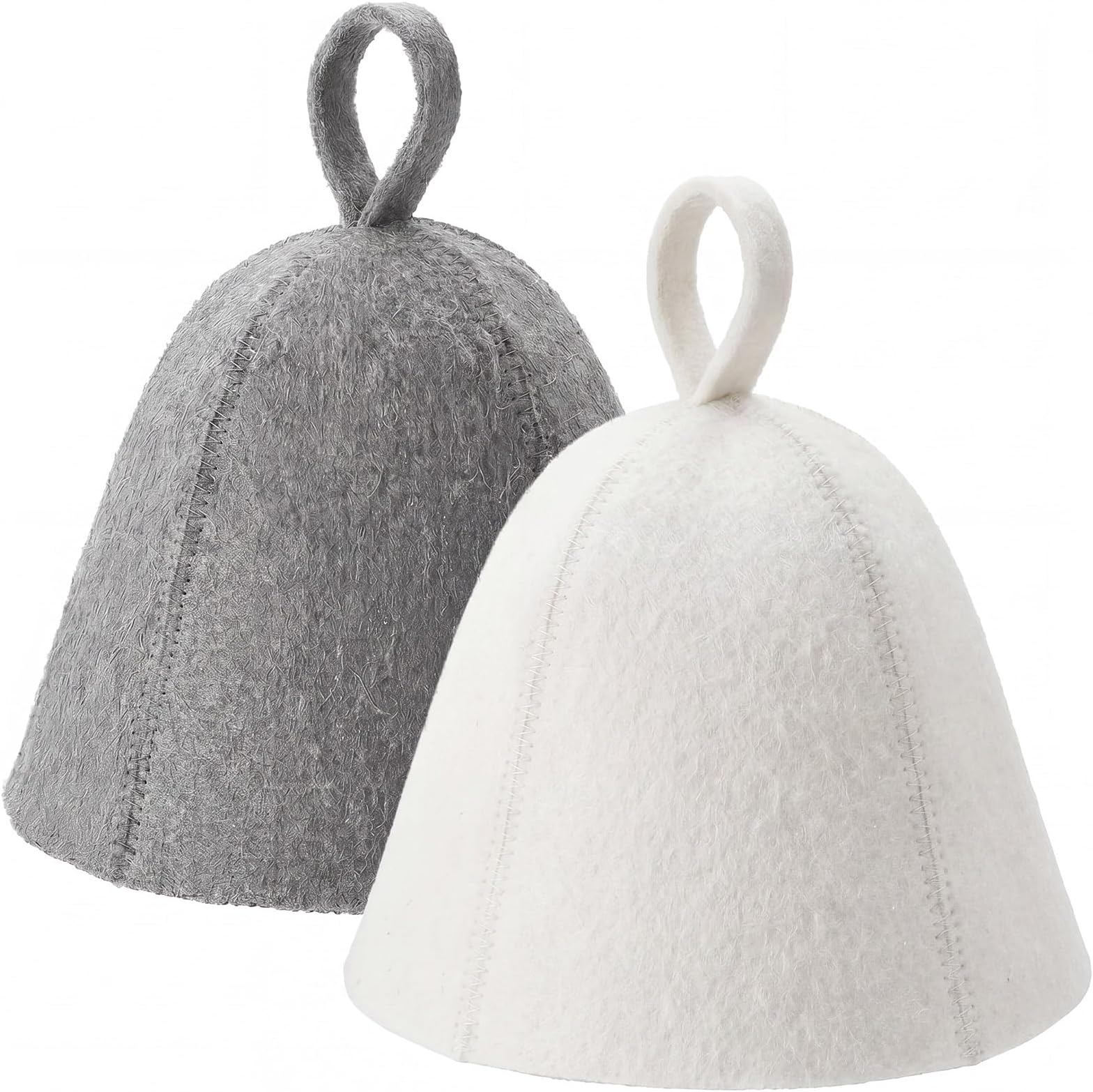 JaGely 1/2/4/8 Pcs Sauna Hat for Men Women Vaporarium Russian Banya Sauna Cap for Bath House