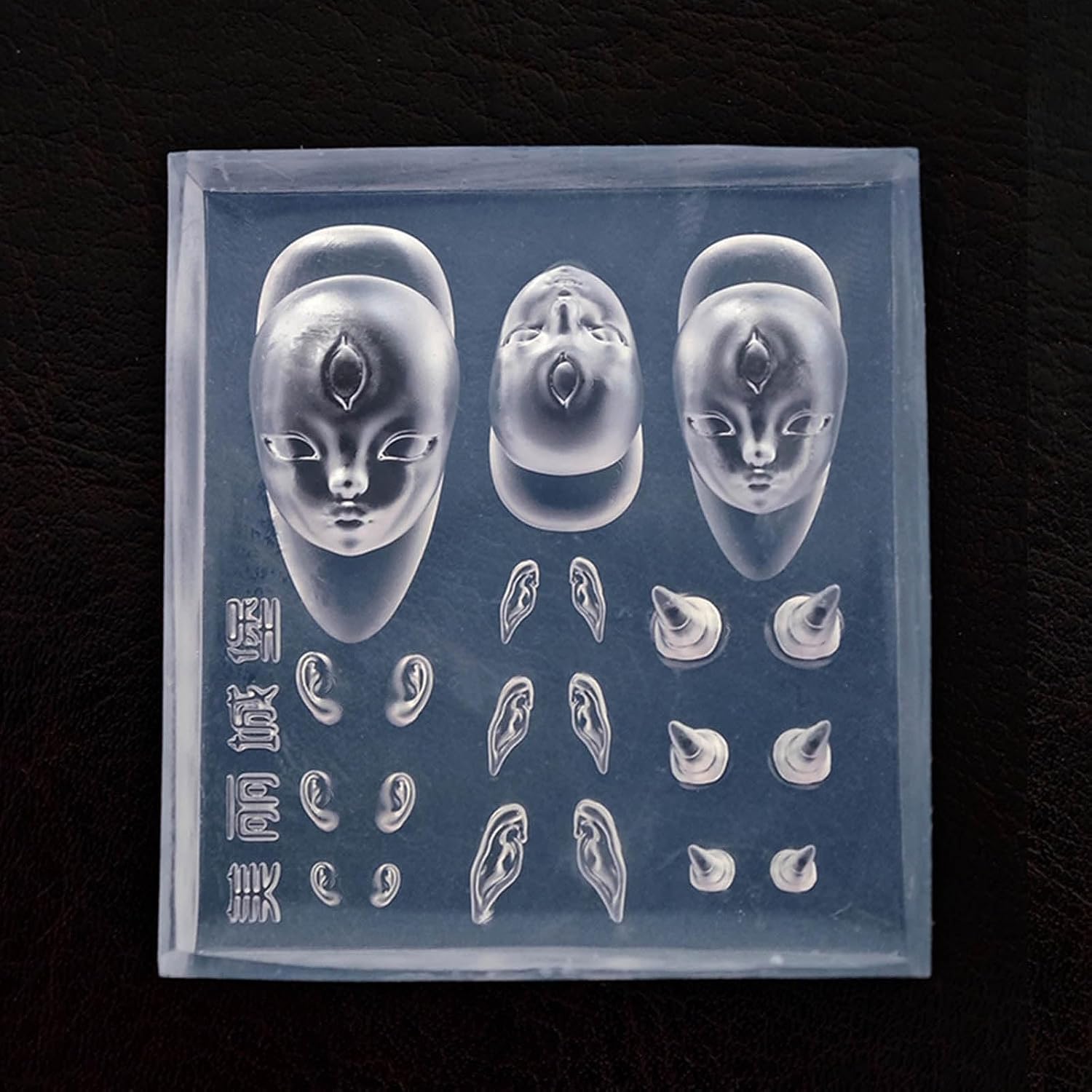 Devil Horns Stamping Nail Art Silicone Stamps Doll Tools for Decorations Doll Nail Art Mold