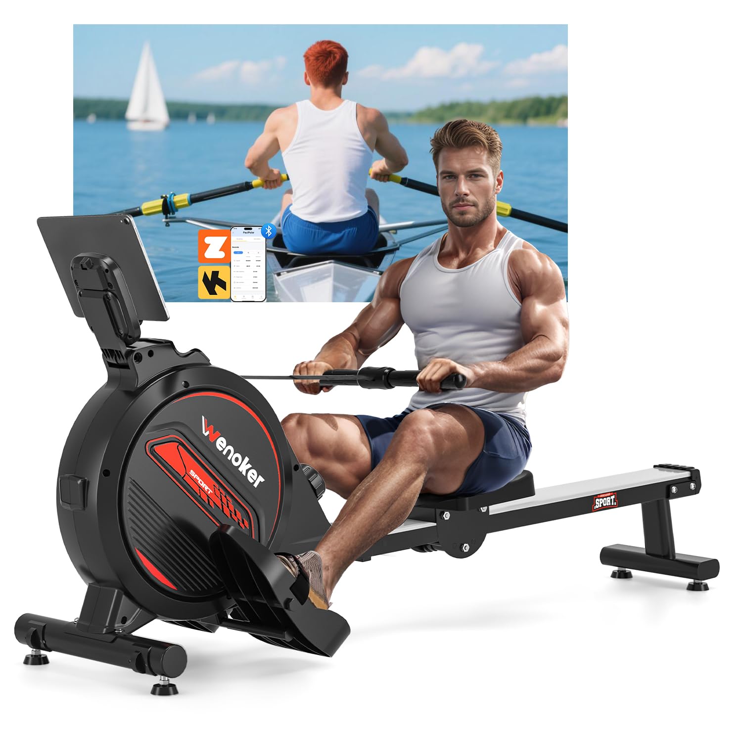 Wenoker Rowing Machine APP Compatible