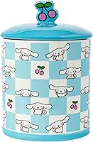 Vista 19 de Silver Buffalo-Tarro de cerámica para dulces, galletas o aperitivos con tapa hermética de bambú, de Hello Kitty, de Sanrio, con disfraz de esqueleto