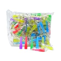100PCS Hookah Tips Disposable Shisha Mouth Tips BPA-Free Plastic Hookah Accessories Individual Wrapped Multi-Color Food Grade Mouthpiece Fit