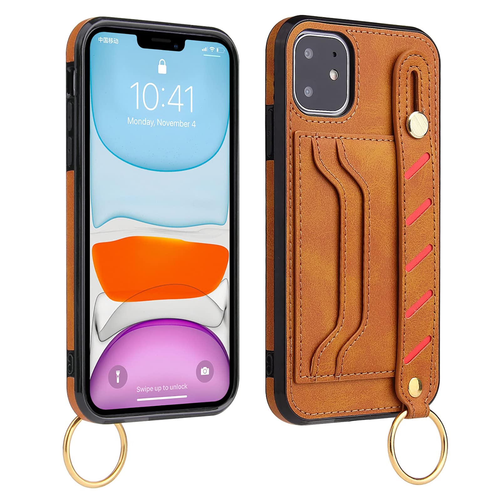 Funda iPhone 11 Pro Max con tarjetero para viajar ligero y sin carteras 8