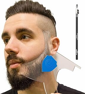 Sponsored Ad - Aberlite ClearShaper - Beard Shaper Kit w/Barber Pencil - Premium Shaping Tool - 100% Clear | Many Styles -...
