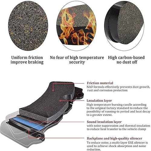 Miniatura 5 de Pastilla de freno de motocicleta para Yamaha XT660Z XT 660Z XT660 XT 660 piezas de freno de motocicleta pastillas de freno delanteras