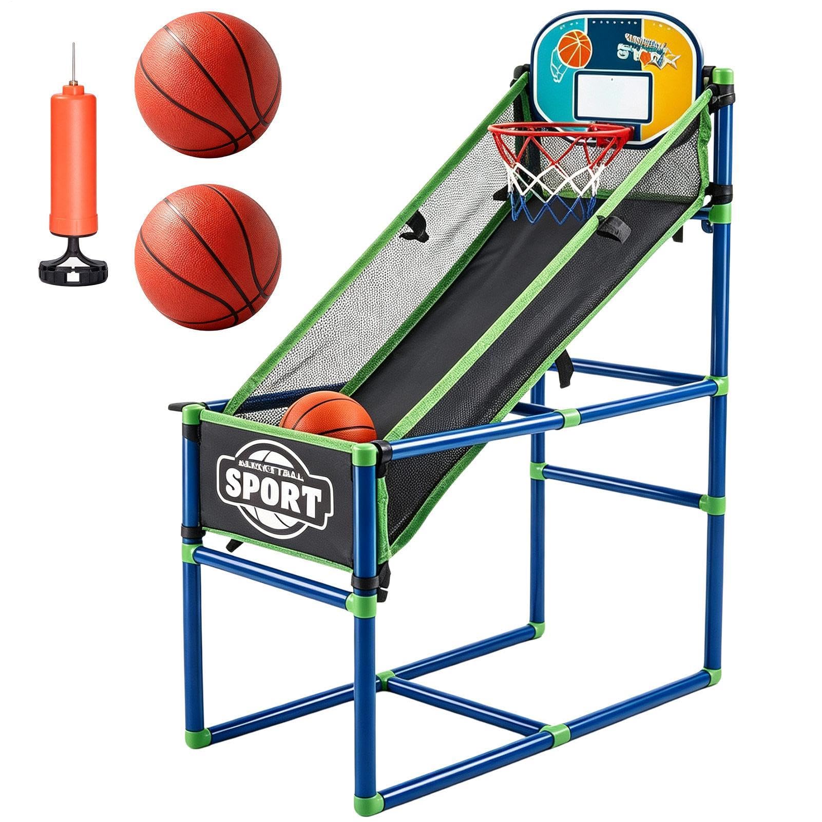 Di Pallacanestro Canestro Altezza Regolabile Portatile so Con Palla | Canestro Da Basket Per Esterno Per Bambini E Bambine, Sala Giochi, Giardino, Cortile, , Spiaggia, Feste