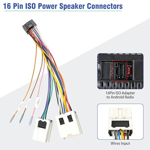 Miniatura 4 de Jayubien Arnés de cable de radio para conector estéreo Nissan, compatible con Altima Frontier Xterra Murano Armada Pathfinder Quest Infiniti Titan
