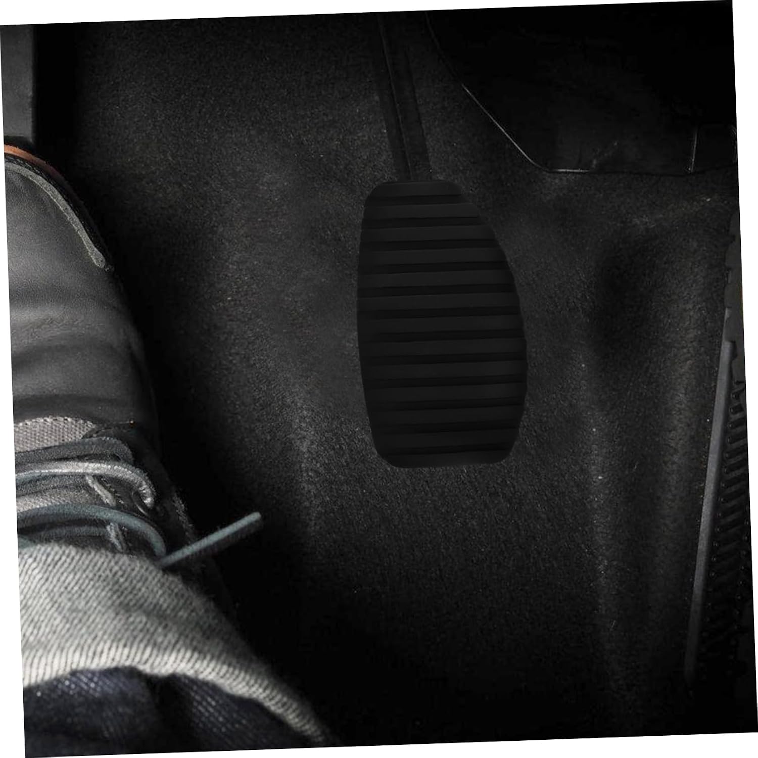 DECHOUS 1 Set Brake and Clutch Pedal Pad Set Heavy Duty Rubber Cover for Slip Surface for Enhanced Safety Durable Automotive Pedal Covers Easy Installation