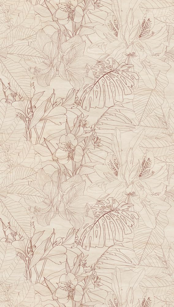 Papier peint photo intissé fleurs beige Livingwalls 3,71x2,80m