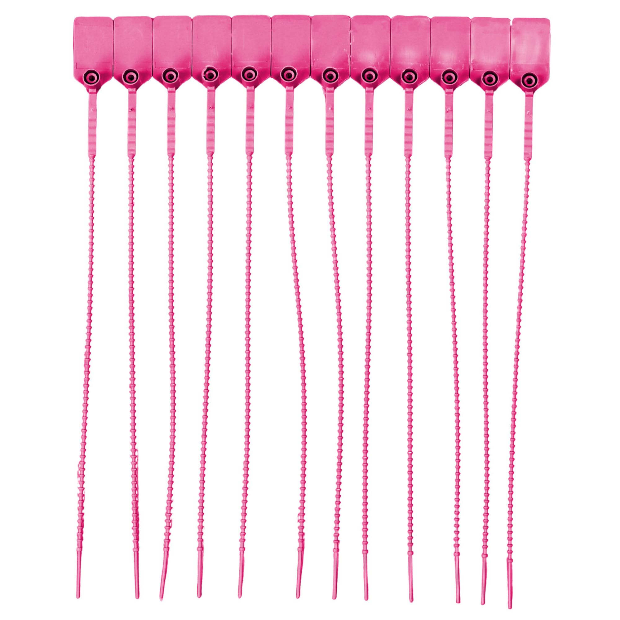 Vigil Anti-Tamper Seal x 100, Pink - For Fire Extinguishers - 280mm