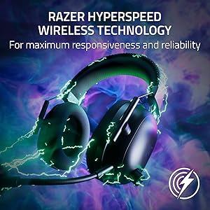 Razer BlackShark V2 Pro Wireless Gaming Headset: Super Wideband Mic - Pro Tuned FPS Profiles - 50mm Drivers - Plush Noise Isolating Earcups - 70 Hr Battery - Bluetooth - for PC, PS5, Switch 2 - White