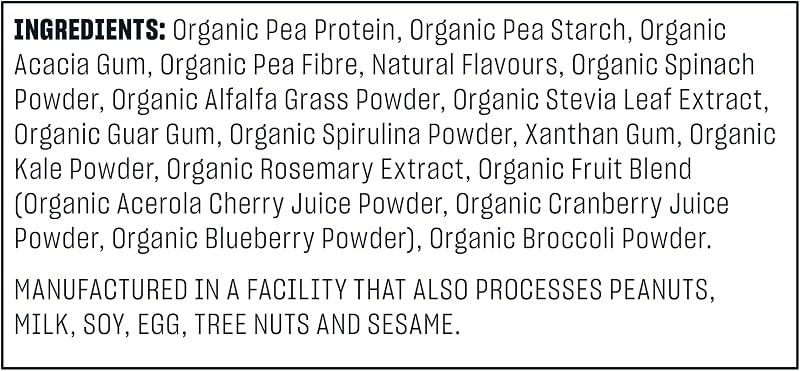 Vega Organic Protein & Greens Creamy Vanilla (26 Servings), 35.3 oz (1 Kg) image 3