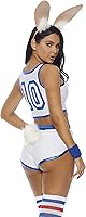 Vista 2 de Forplay Disfraz de superestrella icónica de Crush on You para mujer, Blanco