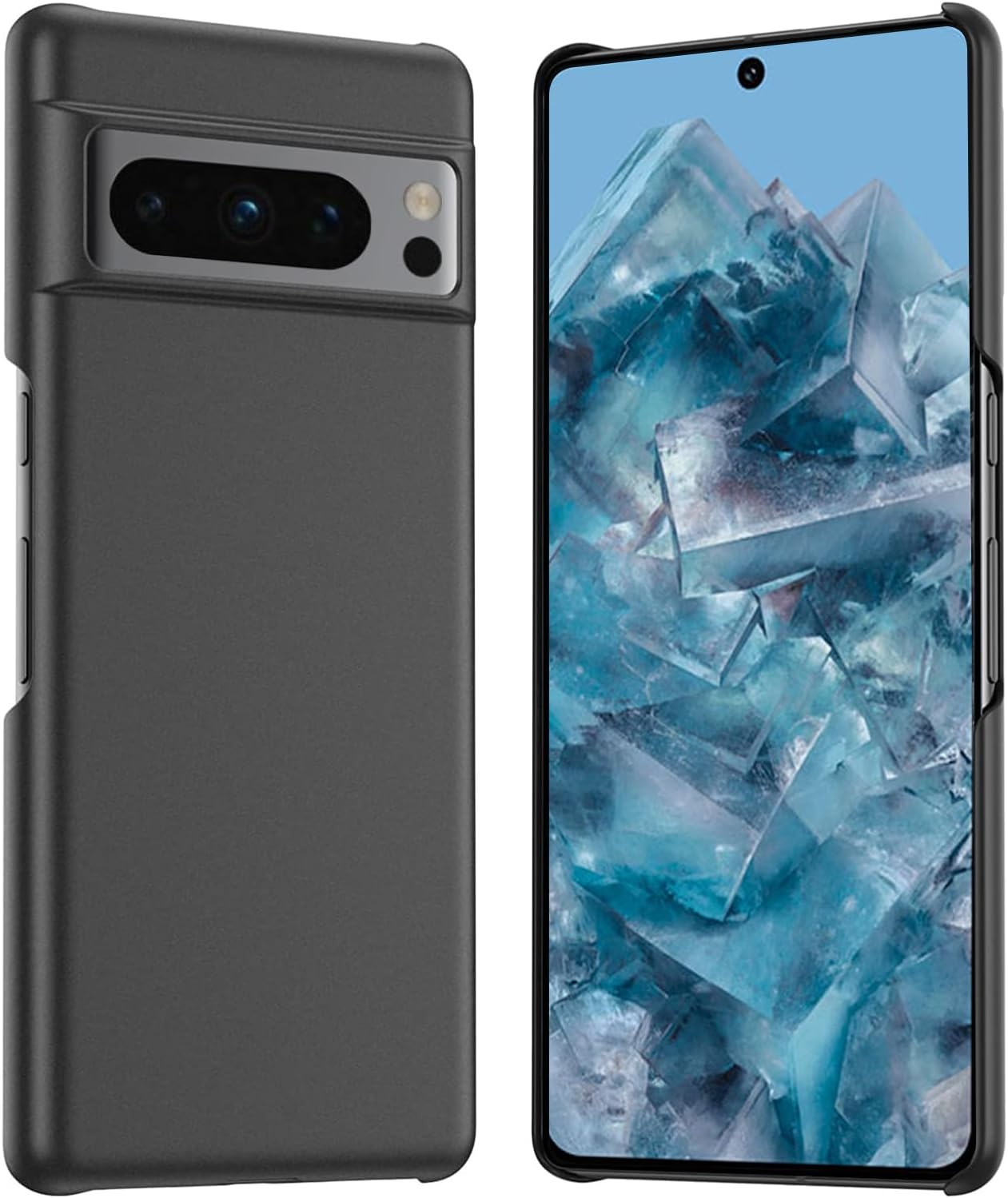 CooTolyPhone Case Cover for Google Pixel 8 Pro Black 6.7 Inch