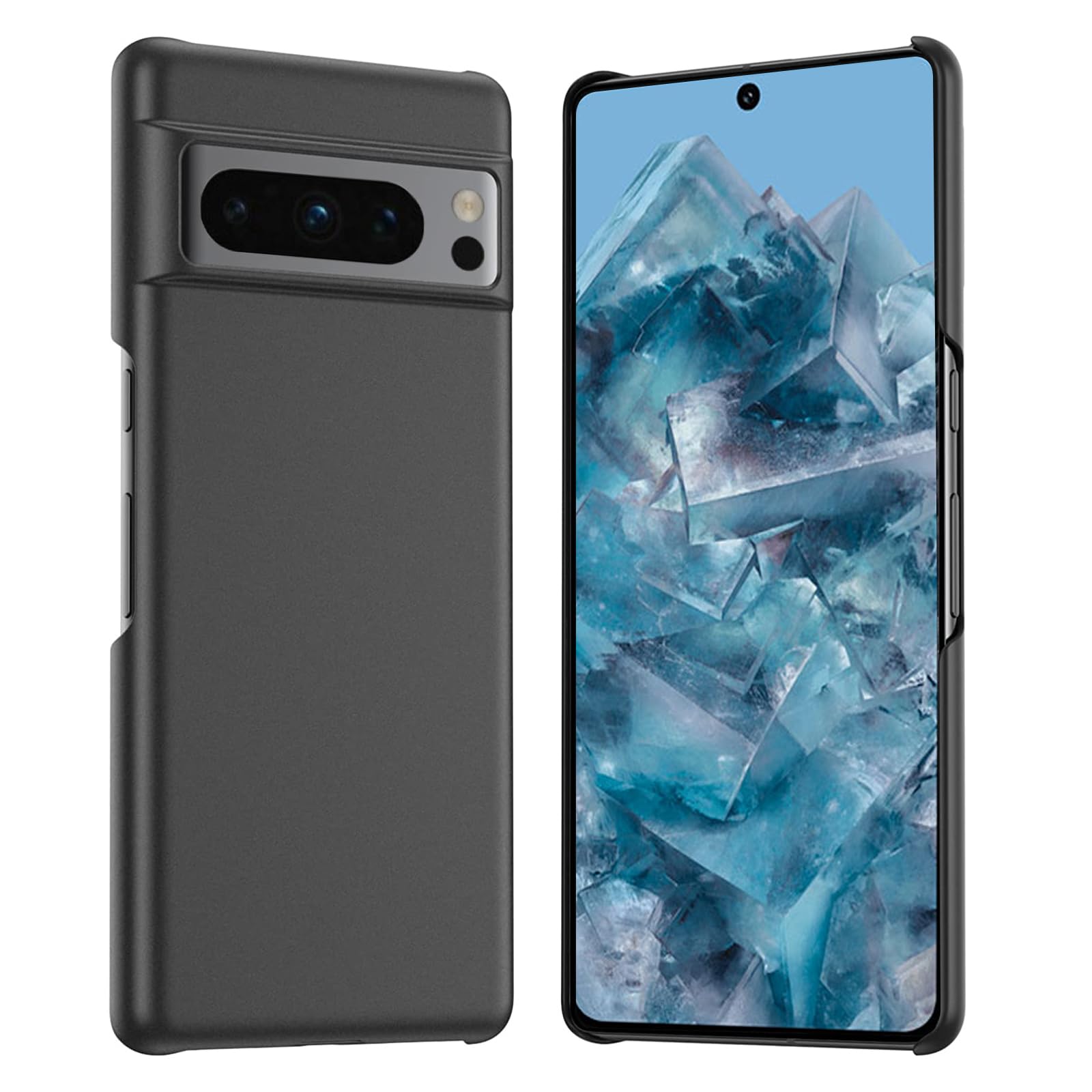 CooTolyPhone Case Cover for Google Pixel 8 Pro Black 6.7 Inch