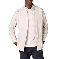 Amazon Essentials Camicia a Maniche Lunghe in Tessuto Oxford Elasticizzato dalla vestibilità