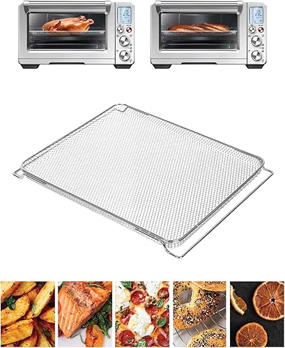 1 cesta de malla para freírdeshidratar de aire compatible con Breville BOV900BSSBOV950BSS Smart Oven Air Fryer Pro, bandejas de acero inoxidable