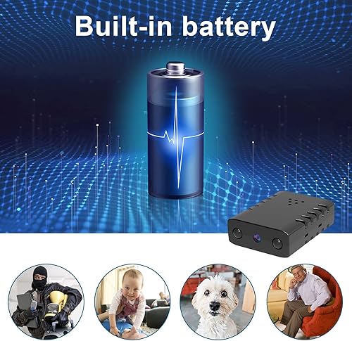 Miniatura 3 de Cámara oculta WiFi más delgada, cámara espía inalámbrica 1080P, cámara de monitor de bebé, cámara de vigilancia HD con visión nocturna, detección de