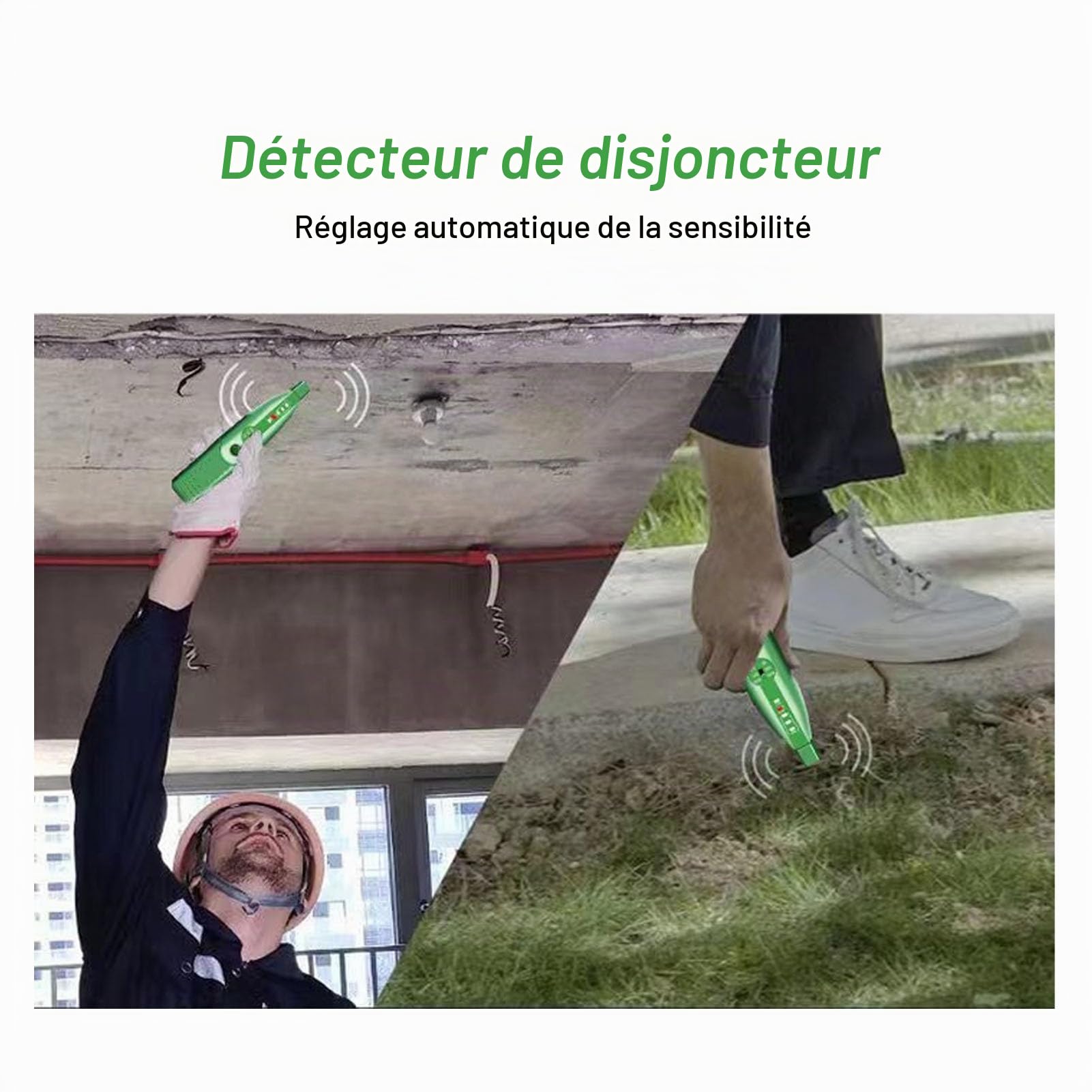 Détecteur Automatique De Disjoncteur Localise Fusibles Et Disjoncteurs Testeur De Prise De Commutateur Prise Electrique UE 110-250 V Bureau Maison
