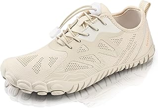 IceUnicorn Barefuss Shoes Women's Men's Trekking Hiking Shoes Hiking Boots, U 3027beige