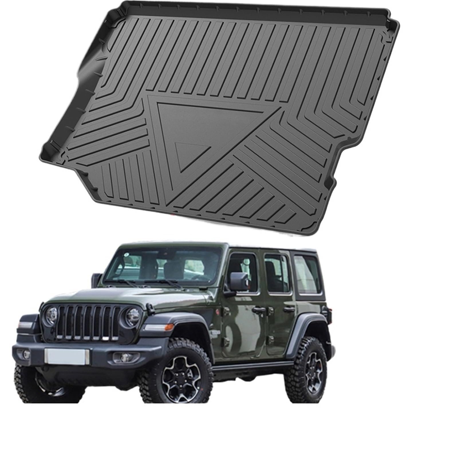 maty samochodowe Do Wrangler JL 2018-2023 maty do bagażnika