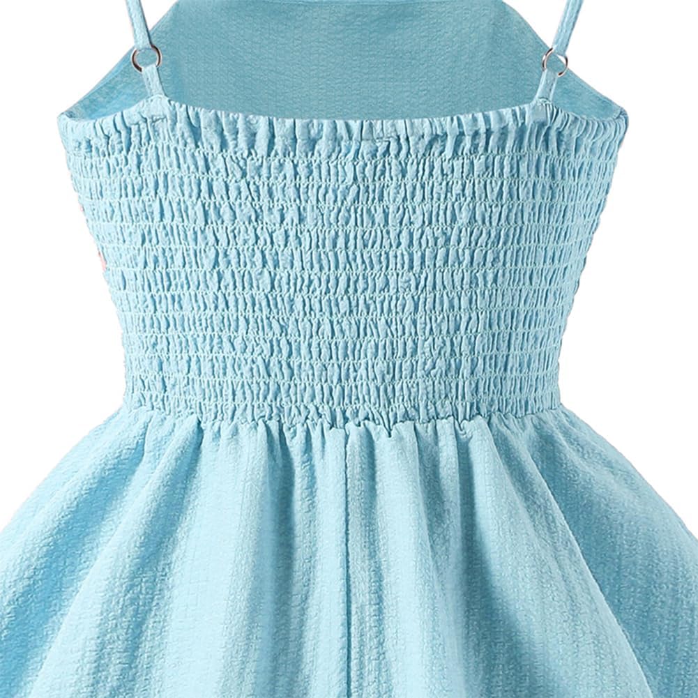 IBAKOM 女の子 サマー スモック ドレス ティーン 卒業 学校 プロム フロック トゥイーン ウェディング 初聖体拝領 ジュニ