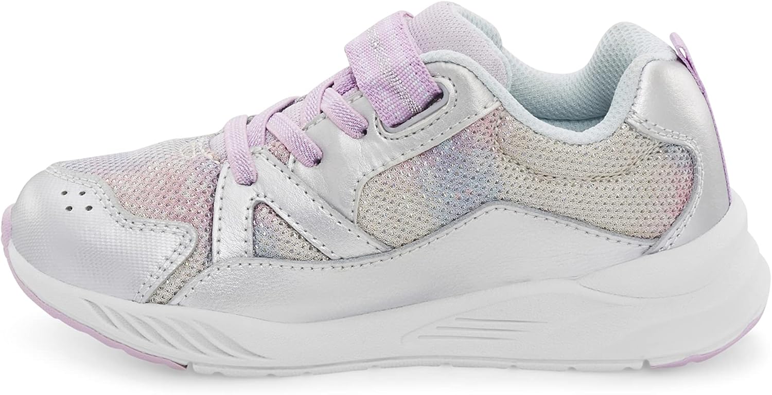 Stride Rite Girls M2P Journey 2 Athletic Sneaker, Rainbow, 8.5 Wide Toddler