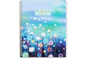 2025-2029 5-Year Monthly Planner and Calendar 9" x 11"