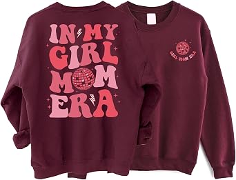 In My Girl Mom Era Sweatshirt 2 Sided, Groovy Girl Mama Sweater, Mom Of Girls Shirt, New Girl Mama Crewneck