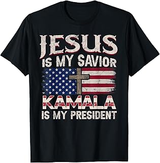 Jesus Christ Kamala Harris 2024 For President Christian T-Shirt