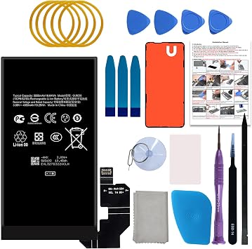 for Pixel 8 Pro Battery GUKD8 Replacement Kit for Google Pixel 8 Pro Model GC3VE, G1MNW with Repair Tools Kit and User Manual