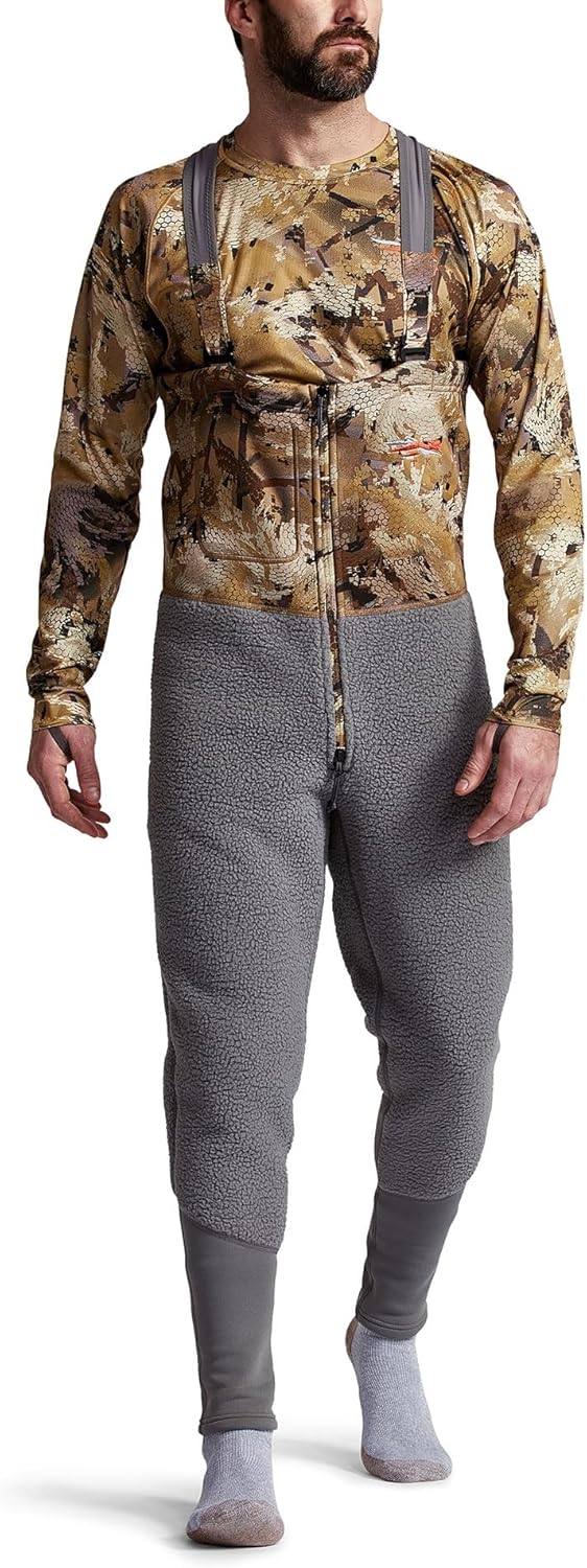 Sitka Gear Men's Gradient Cold Weather Water Repellent Insulated Non-Compressible Ultra-Thick Fleece Hunting Bib