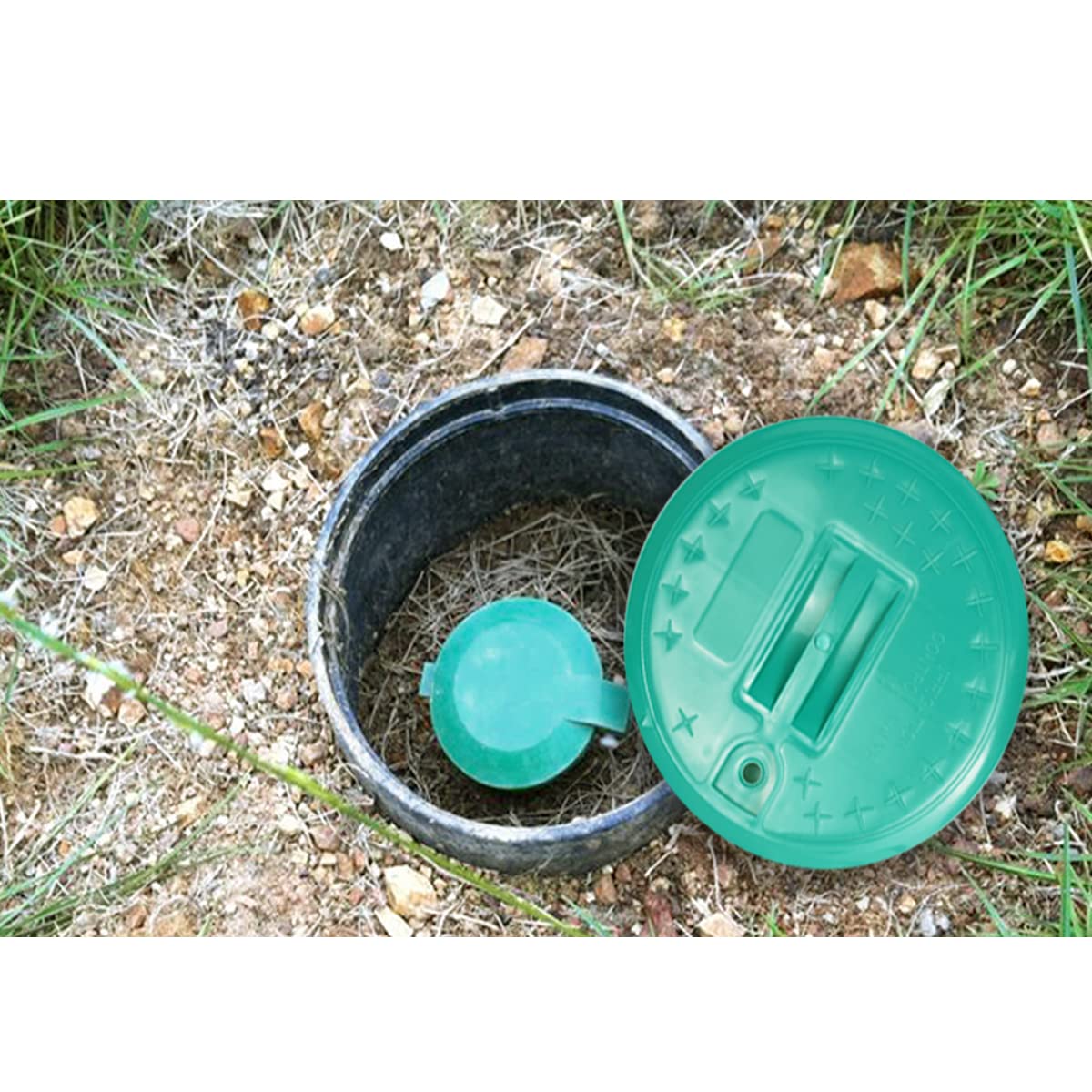 Tapa de caja de válvula de aspersor de 10 pulgadas, tapa redonda para sistema de riego por aspersores, una pieza